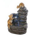 Charming Chipmunks Outdoor Fountain